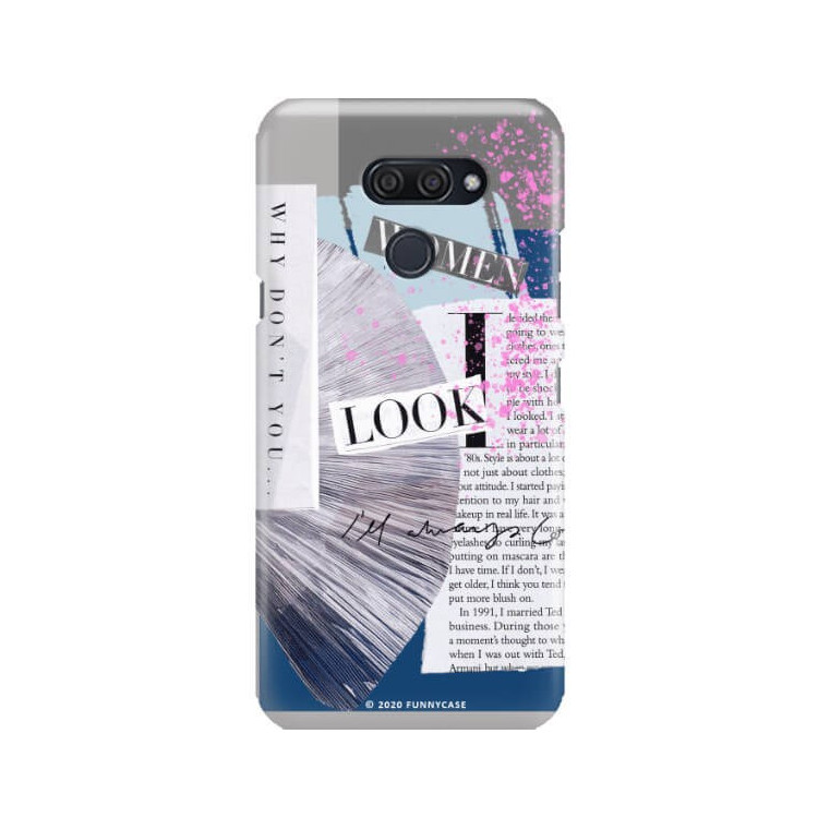 Etui Lg K50 / Q60, Etui Magazine Wzory 2020-1 Transparentny - FunnyCase