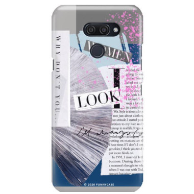 Etui Lg K50 / Q60, Etui Magazine Wzory 2020-1 Transparentny - FunnyCase