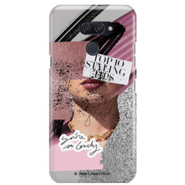 Etui Lg K50 / Q60, Etui Magazine Wzory 2020-1 Transparentny - FunnyCase