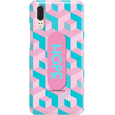 Etui Huawei P20, Etui Multiband Wzory 2020-1 Transparentny - FunnyCase
