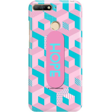 Etui Huawei Y6 2018 PRIME, Etui Multiband Wzory 2020-1 Transparentny - FunnyCase
