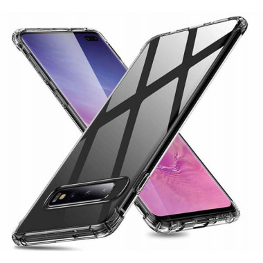 Etui Samsung GALAXY S10 PLUS, Etui Anti-Shock Transparentny - FunnyCase