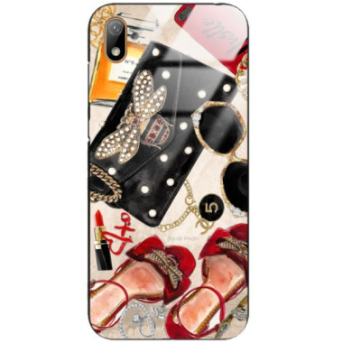 Etui Huawei Y5 2019, Black Case Wzory ST_JODI-PEDRI Czarny - FunnyCase