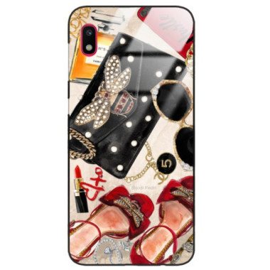 Etui Samsung GALAXY A10, Black Case Wzory ST_JODI-PEDRI Czarny - FunnyCase