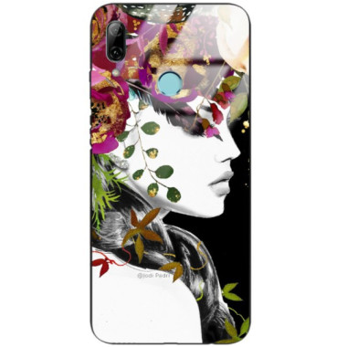 Etui Huawei P SMART 2019, Black Case Wzory ST_JODI-PEDRI Czarny - FunnyCase