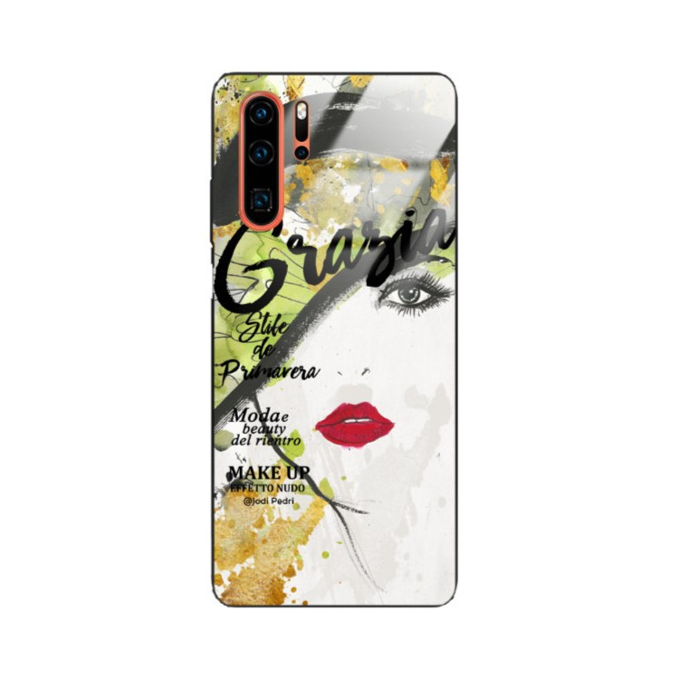 Etui Huawei P30 PRO, Black Case Wzory ST_JODI-PEDRI Czarny - FunnyCase