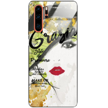 Etui Huawei P30 PRO, Black Case Wzory ST_JODI-PEDRI Czarny - FunnyCase