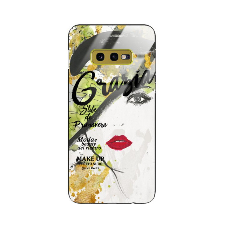 Etui Samsung GALAXY S10E, Black Case Wzory ST_JODI-PEDRI Czarny - FunnyCase