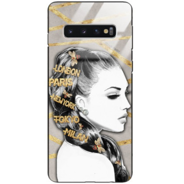 Etui Samsung GALAXY S10, Black Case Wzory ST_JODI-PEDRI Czarny - FunnyCase