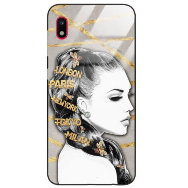 Etui Samsung GALAXY A10, Black Case Wzory ST_JODI-PEDRI Czarny - FunnyCase