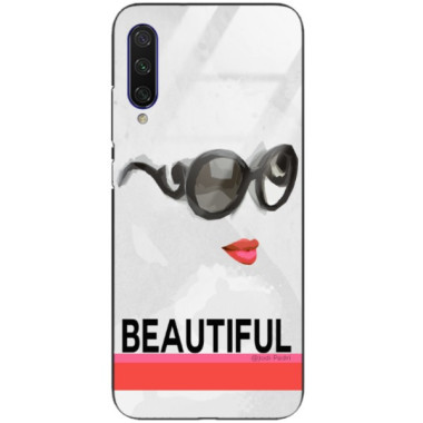 Etui Xiaomi MI A3 LITE, Black Case Wzory ST_JODI-PEDRI Czarny - FunnyCase