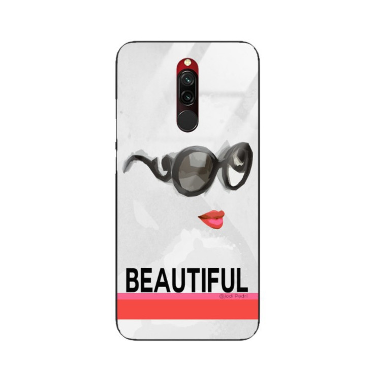 Etui Xiaomi REDMI 8, Black Case Wzory ST_JODI-PEDRI Czarny - FunnyCase