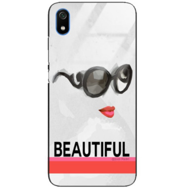 Etui Xiaomi REDMI 7A, Black Case Wzory ST_JODI-PEDRI Czarny - FunnyCase