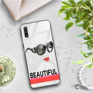 Etui Samsung GALAXY A70 / A70S, Black Case Wzory ST_JODI-PEDRI Czarny - FunnyCase