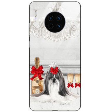 Etui Huawei MATE 30 PRO, Black Case Wzory ST_JODI-PEDRI Czarny - FunnyCase