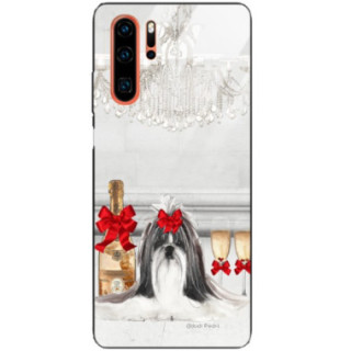 Etui Huawei P30 PRO, Black Case Wzory ST_JODI-PEDRI Czarny - FunnyCase