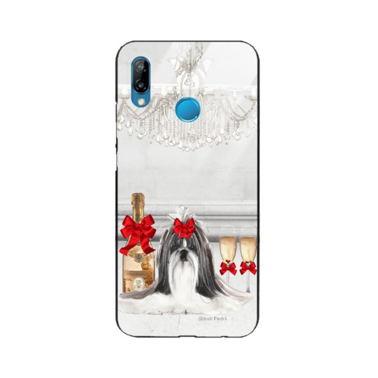 Etui Huawei P30 LITE, Black Case Wzory ST_JODI-PEDRI Czarny - FunnyCase