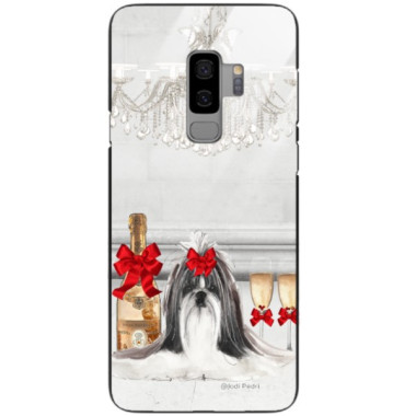 Etui Samsung GALAXY S9 PLUS, Black Case Wzory ST_JODI-PEDRI Czarny - FunnyCase