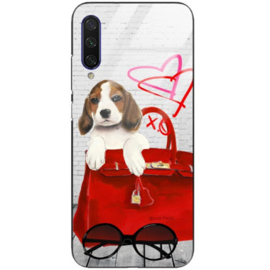 Etui Xiaomi MI A3 LITE, Black Case Wzory ST_JODI-PEDRI Czarny - FunnyCase