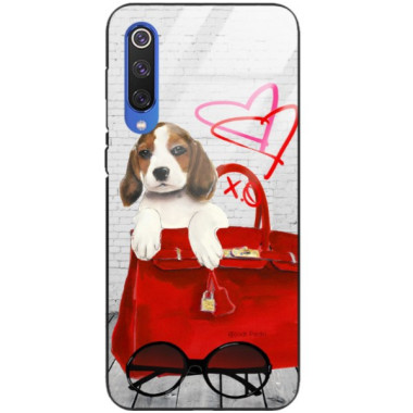 Etui Xiaomi MI9 SE, Black Case Wzory ST_JODI-PEDRI Czarny - FunnyCase