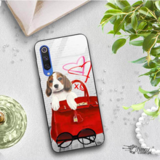 Etui Xiaomi MI9 SE, Black Case Wzory ST_JODI-PEDRI Czarny - FunnyCase