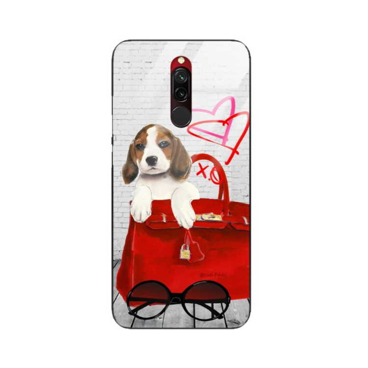 Etui Xiaomi REDMI 8, Black Case Wzory ST_JODI-PEDRI Czarny - FunnyCase