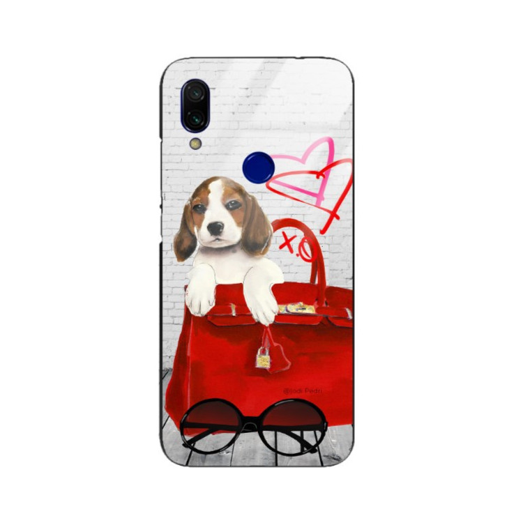 Etui Xiaomi REDMI 7, Black Case Wzory ST_JODI-PEDRI Czarny - FunnyCase