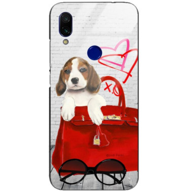 Etui Xiaomi REDMI 7, Black Case Wzory ST_JODI-PEDRI Czarny - FunnyCase