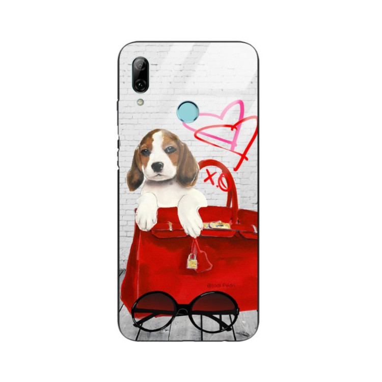 Etui Huawei P SMART 2019, Black Case Wzory ST_JODI-PEDRI Czarny - FunnyCase