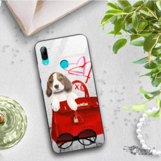 Etui Huawei Y7 2019, Black Case Wzory ST_JODI-PEDRI Czarny - FunnyCase