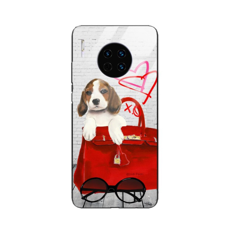 Etui Huawei MATE 30 PRO, Black Case Wzory ST_JODI-PEDRI Czarny - FunnyCase