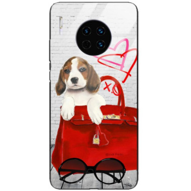 Etui Huawei MATE 30 PRO, Black Case Wzory ST_JODI-PEDRI Czarny - FunnyCase