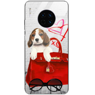 Etui Huawei MATE 30, Black Case Wzory ST_JODI-PEDRI Czarny - FunnyCase