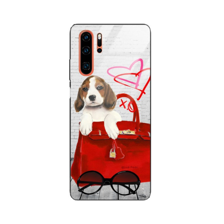 Etui Huawei P30 PRO, Black Case Wzory ST_JODI-PEDRI Czarny - FunnyCase