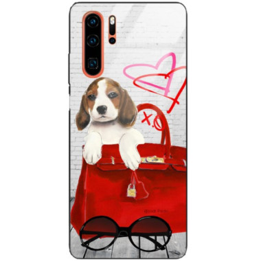 Etui Huawei P30 PRO, Black Case Wzory ST_JODI-PEDRI Czarny - FunnyCase