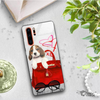 Etui Huawei P30 PRO, Black Case Wzory ST_JODI-PEDRI Czarny - FunnyCase