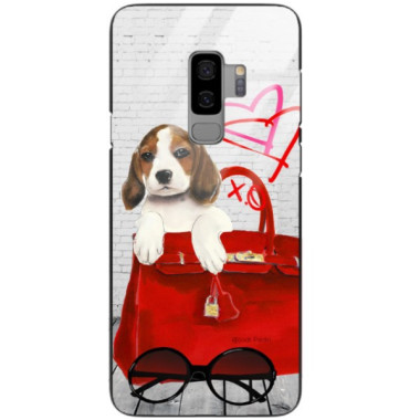 Etui Samsung GALAXY S9 PLUS, Black Case Wzory ST_JODI-PEDRI Czarny - FunnyCase