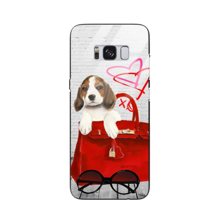 Etui Samsung GALAXY S8, Black Case Wzory ST_JODI-PEDRI Czarny - FunnyCase