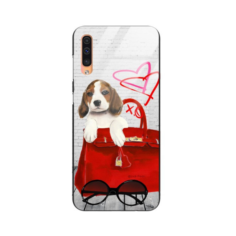 Etui Samsung GALAXY A50 / A30S / A50S, Black Case Wzory ST_JODI-PEDRI Czarny - FunnyCase