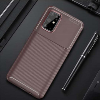 ETUI CARBON NA TELEFON SAMSUNG GALAXY A71 BRĄZOWY