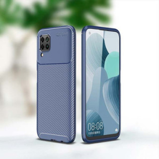 ETUI CARBON NA TELEFON HUAWEI P30 LITE GRANATOWY