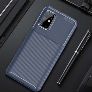 ETUI CARBON NA TELEFON HUAWEI P30 LITE GRANATOWY