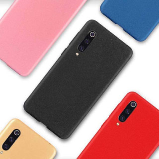 ETUI GUMOWE Z PIASKOWCEM NA TELEFON HUAWEI P30 LITE NIEBIESKI