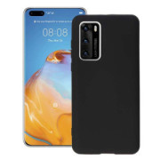 ETUI GUMA SMOOTH NA TELEFON HUAWEI P40 CZARNY