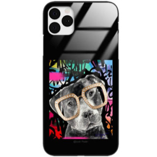 ETUI BLACK CASE GLASS NA TELEFON APPLE IPHONE 11 PRO MAX...