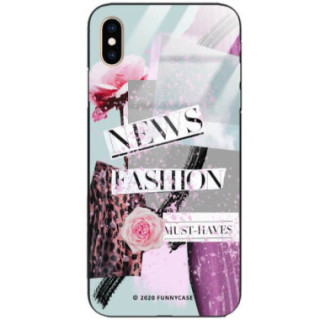 Etui Apple IPHONE XS MAX, ST_FCG_2020-1_303 Wzory - FunnyCase