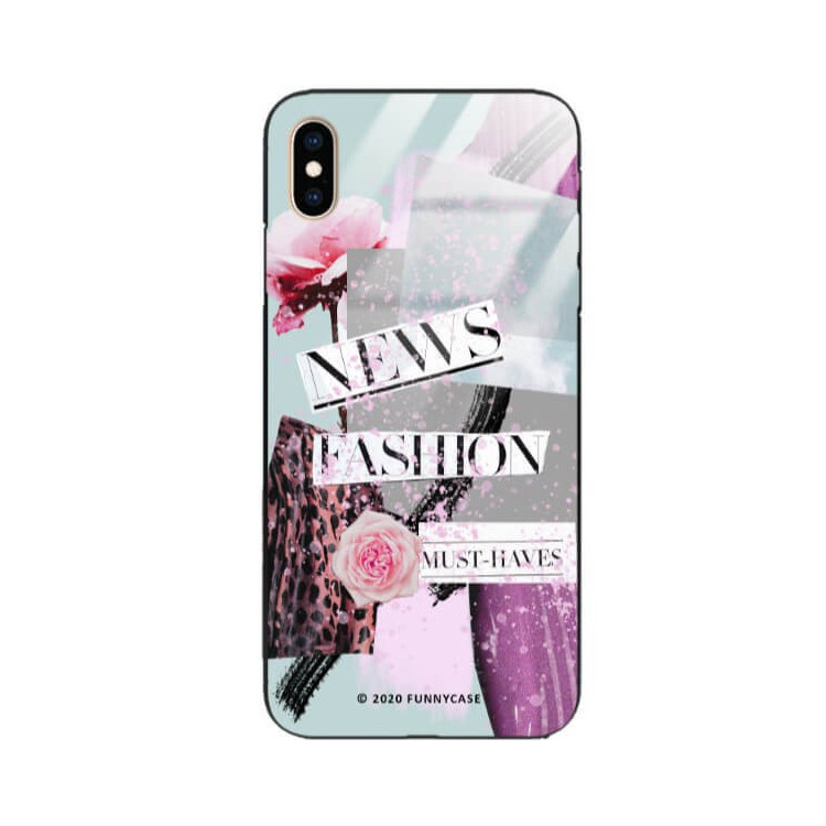 Etui Apple IPHONE XS MAX, ST_FCG_2020-1_303 Wzory - FunnyCase