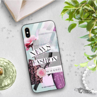 Etui Apple IPHONE XS MAX, ST_FCG_2020-1_303 Wzory - FunnyCase