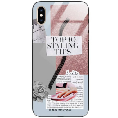 Etui Apple IPHONE XS MAX, ST_FCG_2020-1_305 Wzory - FunnyCase