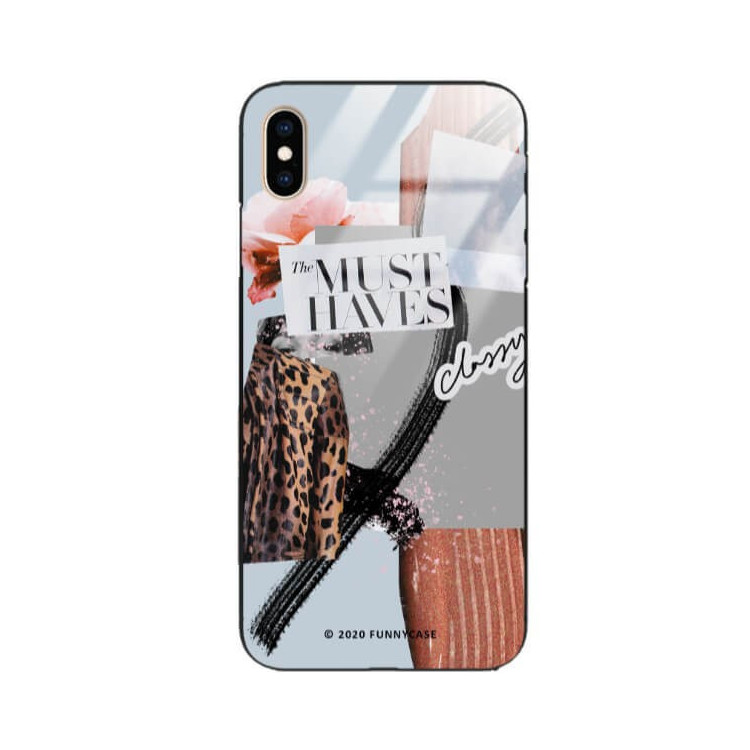 Etui Apple IPHONE XS MAX, ST_FCG_2020-1_307 Wzory - FunnyCase